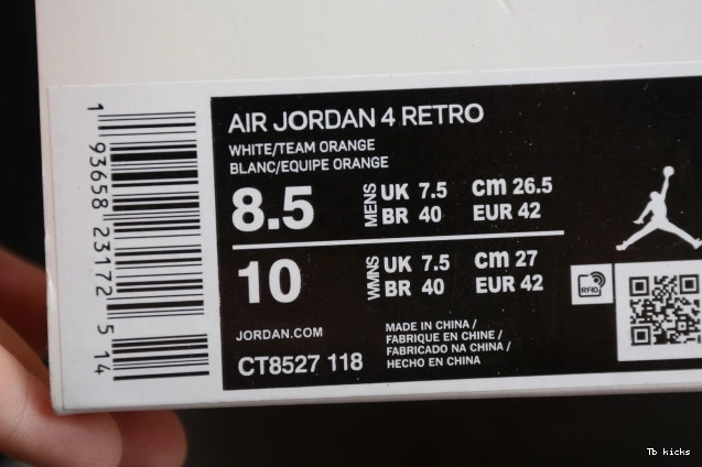 Cheap TBK Jordan Team Air OrangeCT8527-118 4 0813